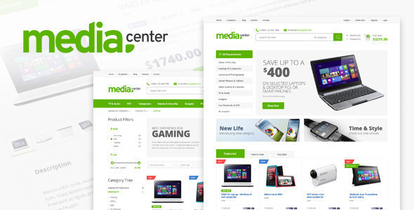 MediaCenter - Electronics Store WooCommerce Theme With Hosting and Domain