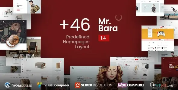 Mr.Bara - Responsive Multi-Purpose eCommerce WordPress Theme with Hosting and Domain
