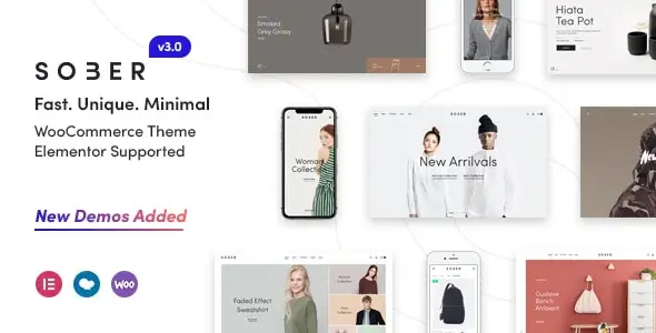 Sober - WooCommerce WordPress Theme with Hosting and Domain
